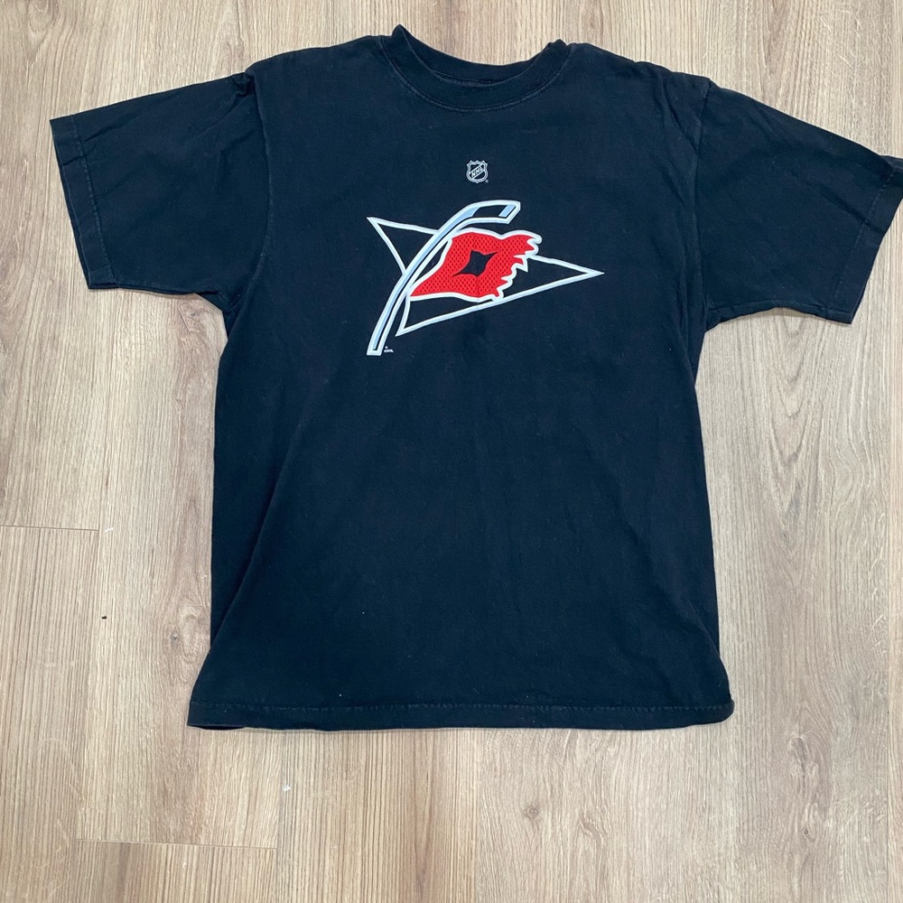 Reebok Black and Red Graphic Tee